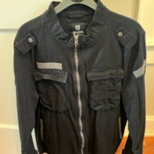 Men's size L  CJ BLACK lightweight Jacket great pre-owned condition